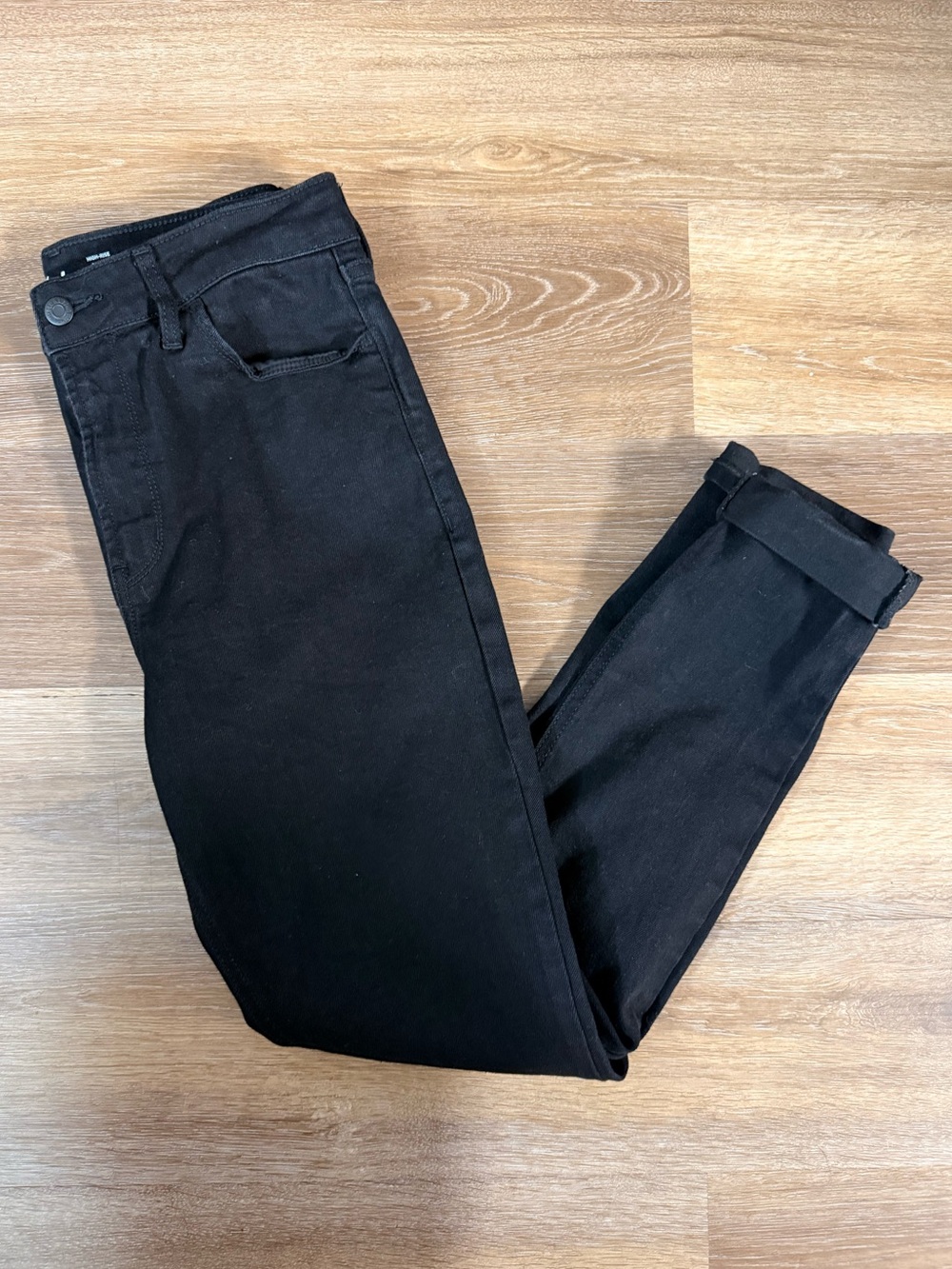 Old Navy Super-Skinny Black Jeans, sz 8